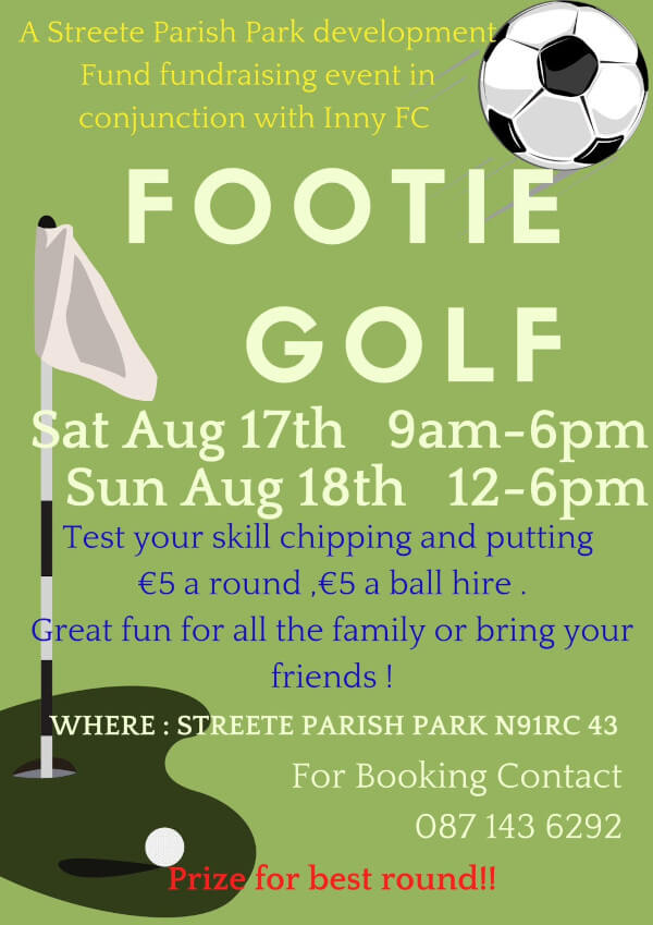 Footie Golf Fundraising Event