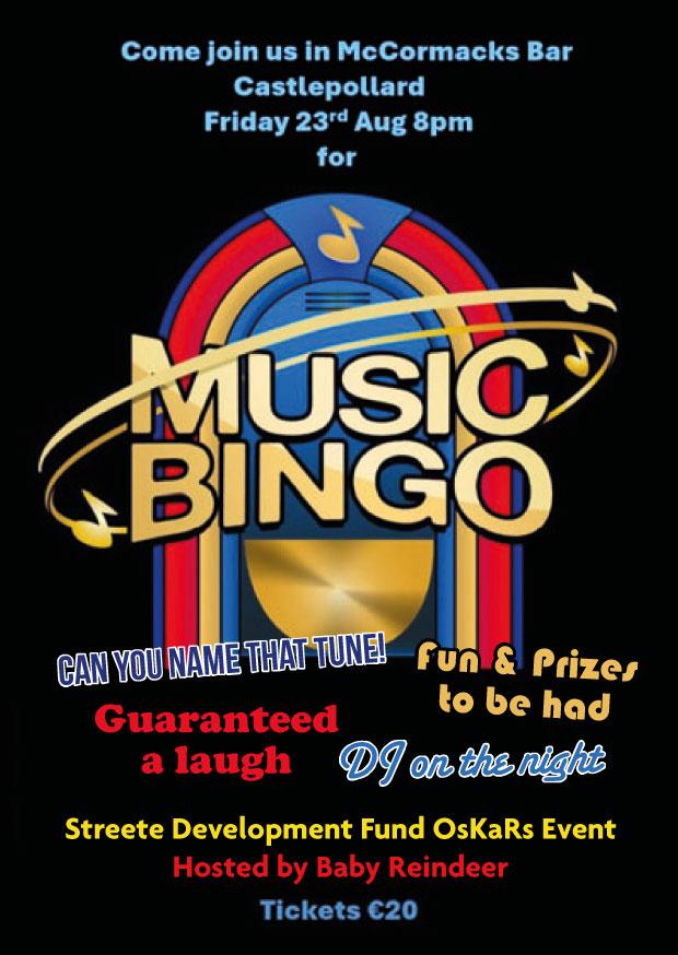 Music Bingo Event